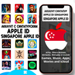 ⚡️ APPLE ID SINGAPORE PERSONAL LIFETIME ios iPad iPhone