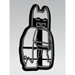 Вырубка для пряника "Лего Бэтмен 10 см" высота 10 см