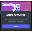 Discord NITRO Activation Card for 1/3 Month Promo🚀1$