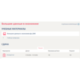 Большие данные в экономике.Итоговый тест Синергия 2024г