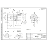Чертеж МЧ00.02.00.01 корпус и 3D-модель детали