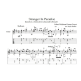 Stranger In Paradise (Форрест, Бородин) ноты для гитары
