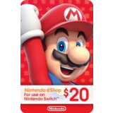 NINTENDO eSHOP 20$ (США) ПОДАРОЧНАЯ КАРТА🇺🇸