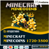 ✅Minecraft Minecoins 1720-3500 КЛЮЧ РФ/МИР XBOX\Win