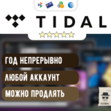 ⚫️ TIDAL HiFi PLUS 1/12 месяцев ▶ БЫСТРО