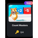 🐹🔑 Count Masters | КОДЫ НА КЛЮЧИ ДЛЯ HAMSTER KOMBAT