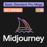 🎨Midjourney | Basic, Standard, Pro, Mega | Без входа