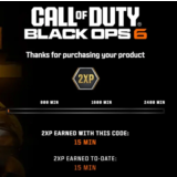 2XP / 2XP DUAL 15 Min COD 6 MONSTER ENERGY