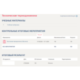 Техническая термодинамика.Тест Синергия/МТИ 2024г.