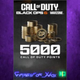 ☀️5,000 Black Ops 6 or Call of Duty Warzone Po XBOX DLC