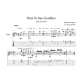 Time To Say Goodbye (Con te partirò) ноты для гитары