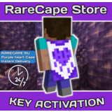 💜 Плащ 🔑 Purple heart Twitch Bedrock&Java 💜