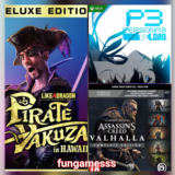 Persona 3 + Like a Dragon + ASS|CREED VALHALLA XBOX