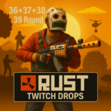 🎮RUST | ТВИЧ ДРОПС | 36-37-38-39 РАУНД | 40 СКИНОВ
