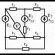 Задача 013006-0000-0001 (решение от ElektroHelp). Расчет сложной цепи постоянного тока.
