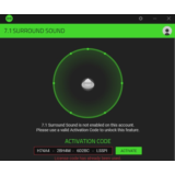 🔑Ключ активации Razer 7.1 Surround sound🎧