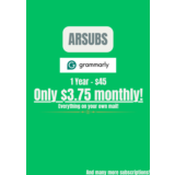 ⭐Grammarly Premium 1 год на свою почту! За $45⭐