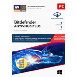Bitdefender Antivirus Plus 1 ПК 1 год лицензионный ключ