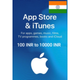 Код Apple/ITunes Индия от 100 до 10000 индийских рупий