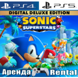 🎮SONIC SUPERSTARS Deluxe с LEGO (PS4/PS5/RUS) Аренда🔰