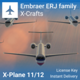 ✈️ Семейство Embraer ERJ by X-Crafts | XP11/12