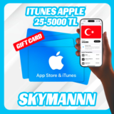🍏ПОДАРОЧНАЯ КАРТА iTunes Apple 25-5000 TL 🇹🇷 БЫСТРО