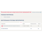 Технологические энергоносители предприятий.Тест МТИ