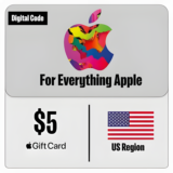 ⚡Подарочная карта Apple iTunes - 5$ 🇺🇸 ✅Дешевле🔥Без