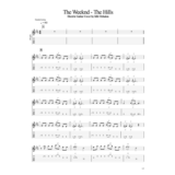 Табы Kfir Ochaion - The Weeknd - The Hills - Electric