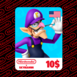 🟡Карта пополнения Nintendo eShop 10$ USD США🇺🇸БЫСТРО