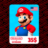 🟡Карта пополнения Nintendo eShop 35$ USD США🇺🇸БЫСТРО