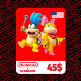 🟡Карта пополнения Nintendo eShop 45$ USD США🇺🇸БЫСТРО
