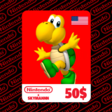 🟡Карта пополнения Nintendo eShop 50$ USD США🇺🇸БЫСТРО