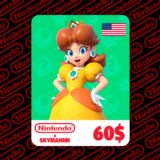 🟡Карта пополнения Nintendo eShop 60$ USD США🇺🇸БЫСТРО