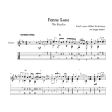 Penny Lane (The Beatles) ноты для гитары
