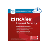 McAfee Internet Security 10 Devices 1 Year (Global Key)