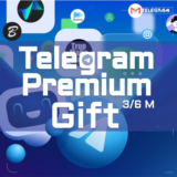 Telegram PREMIUM Подарком 3/6 месяцев