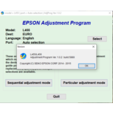 Сброс Epson L455 L456 Adjustment Program
