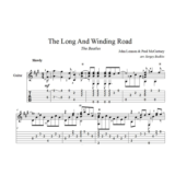 The Long And Winding Road (The Beatles) ноты для гитары