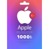 🍏🇹Подарочная карта Apple iTunes 1000 TRY Турция🇹🇷🍏