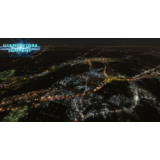 🌦️ Atlanta Night Light Enhanced | MSFS