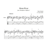 Moon river (Генри Манчини) ноты для гитары