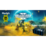 🚀HELLDIVERS 2 ПРОКАЧКА Супер кредиты/Медали 🚀