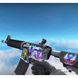 M4A4 | Magnesium  С 4 СЛУЧАЙНЫМИ НАКЛЕЙКАМИ