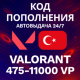 🚀АВТО 24/7 | Код Valorant Турция | 475-11000 VP💸