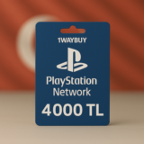 ТУРЦИЯ PlayStation Netwoк 4000 TRY Подарочная карта код