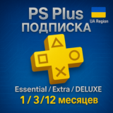 Подписка PS Plus Украина - Essential/Extra/Delux/EA