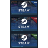 STEAM УКРАИНА КАРТЫ ПОПОЛНЕНИЯ [ 50 - 5000 UAH ]