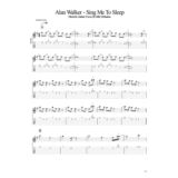 Табы Kfir Ochaion - Alan Walker - Sing Me To Sleep