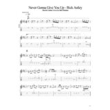 Табы Kfir Ochaion - Rick Astley - Never Gonna GiveYouUp